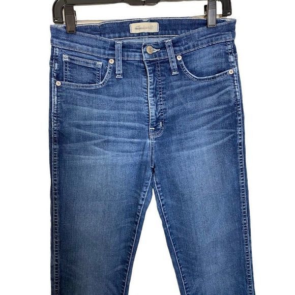 Madewell slim straight jeans raw hem edition size‎ 28 - Picture 6 of 8